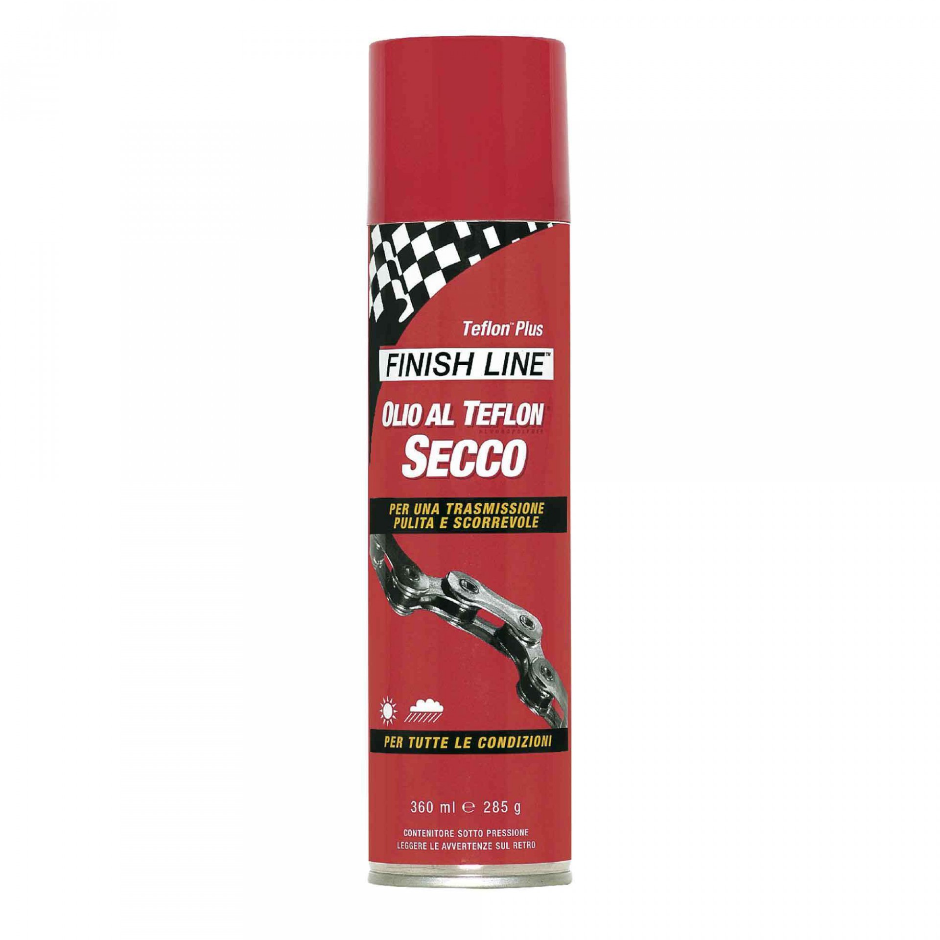 Lubrificante Secco Spray Professionale Teflon-Plus Dry FinishLine 500 ml.  