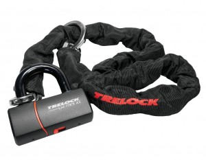 Lucc. a catena Trelock LC 680 Loop - 110cm,  10mm, nero, senza supporto