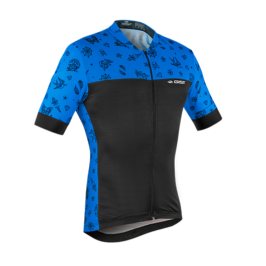 Maglia Gist Climber Tattoo AZZURRO