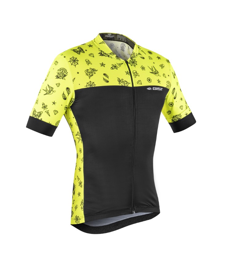 Maglia Gist Climber Tattoo GIALLO FLUO