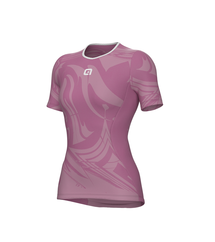 Maglia Maniche Corte Donna Al ETESIA LADY AMARANTO