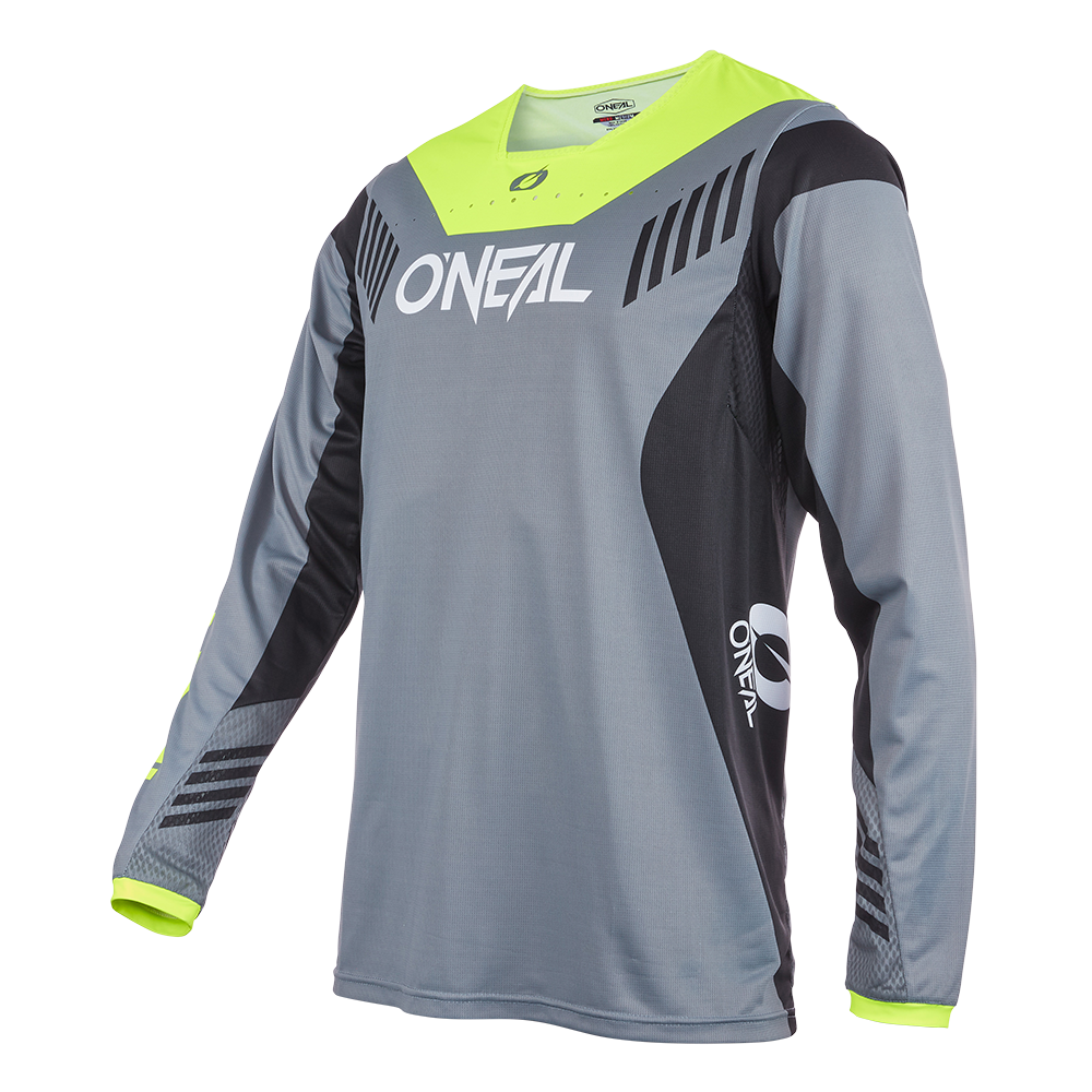Maglia O'Neal maniche lunghe ELEMENT FR YOUTH Hybrid GRAY/NEON YELLOW