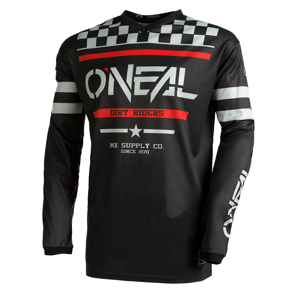 Maglia O'Neal maniche lunghe ELEMENT Squadron BLACK/GRAY