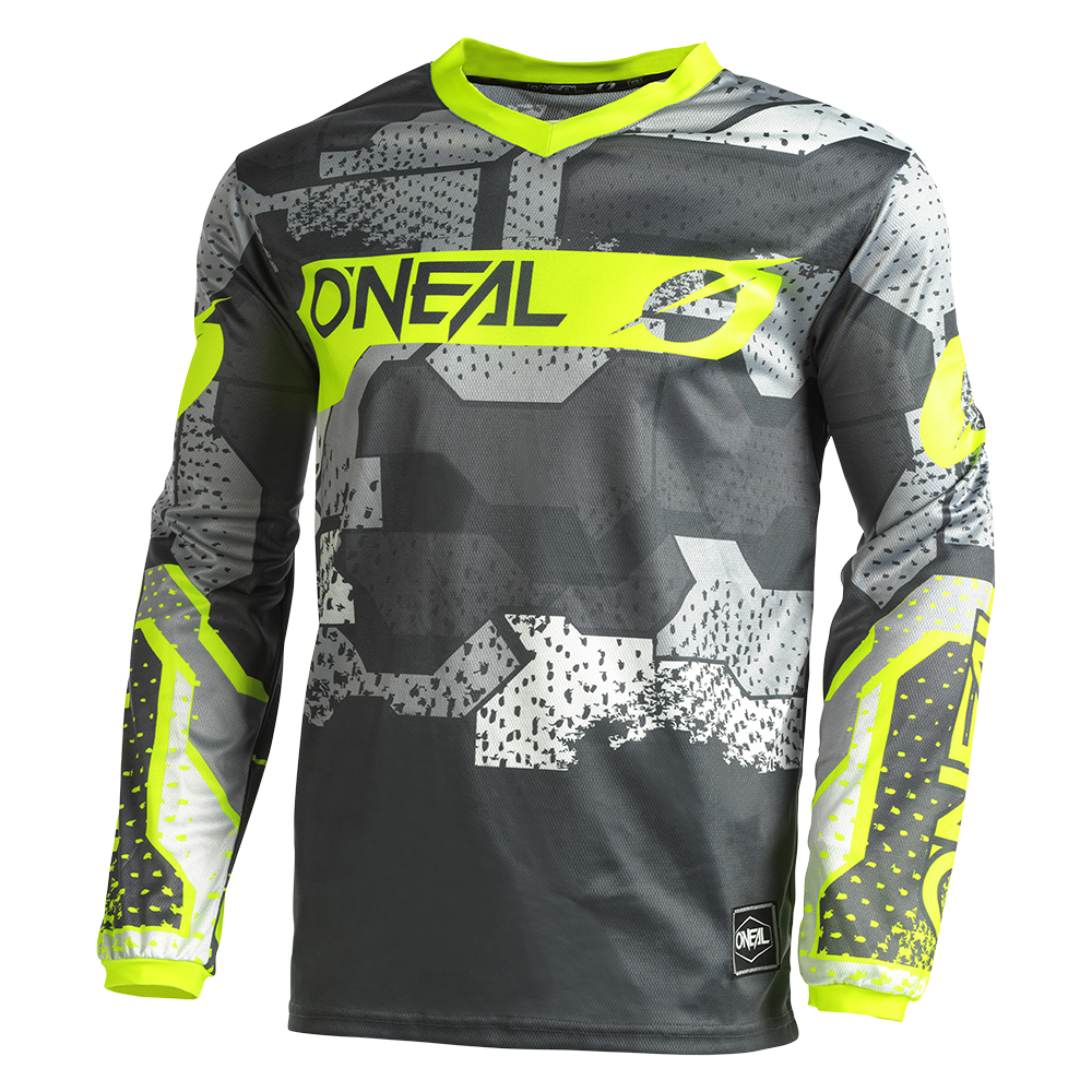 Maglia O'Neal maniche lunghe ELEMENT Camo GRAY/NEON YELLOW