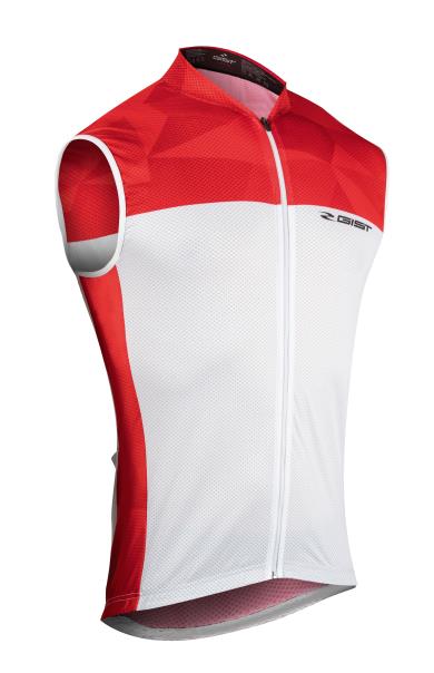 Maglia Smanicata Gist Climber BIANCO-ROSSO