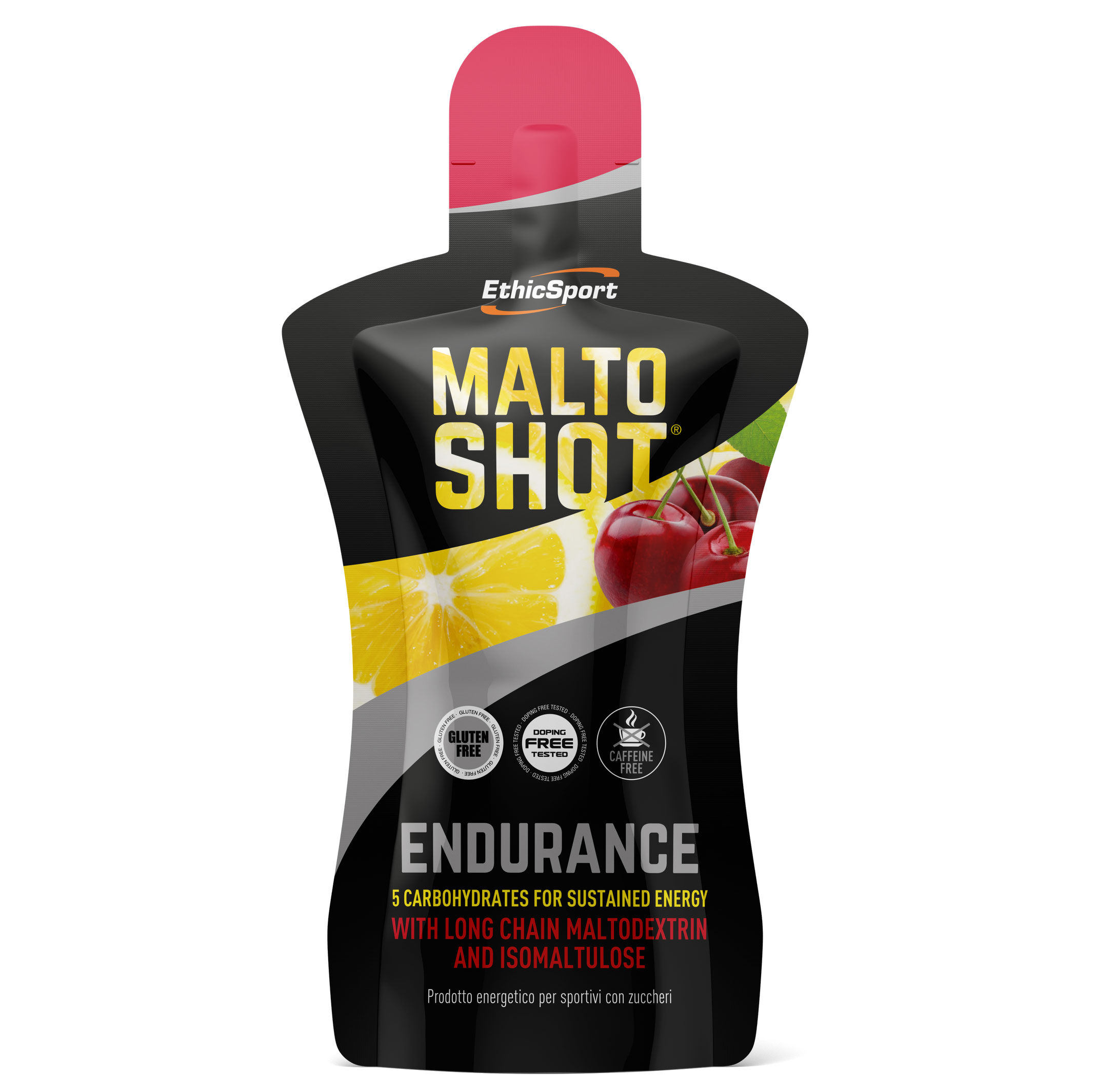 ETHICSPORT MALTOSHOT ENDURANCE Ciliegia-Limone - Pack 50 ml.  