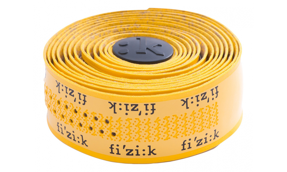 Nastro manubrio Fizik Superlight Tacky 2 mm. YELLOW WITH LOGOS