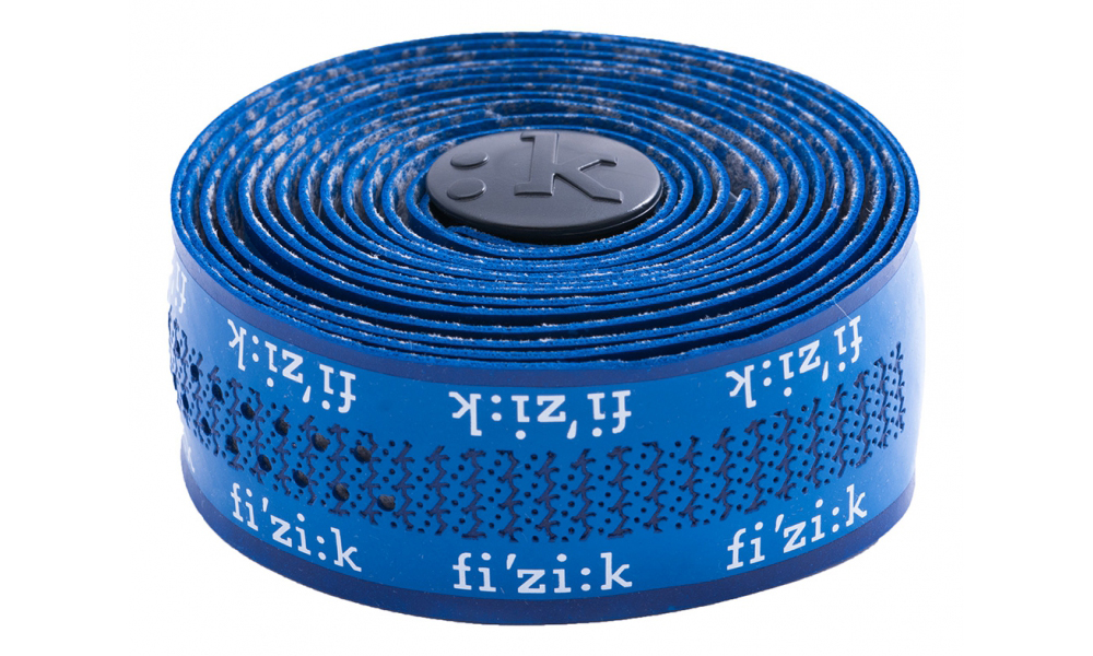 Nastro manubrio Fizik Superlight Tacky 2 mm. BLUE WITH LOGOS