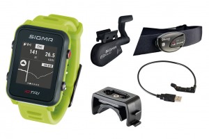 Orologio sportivo Sigma ID Tri Set - verde-neon