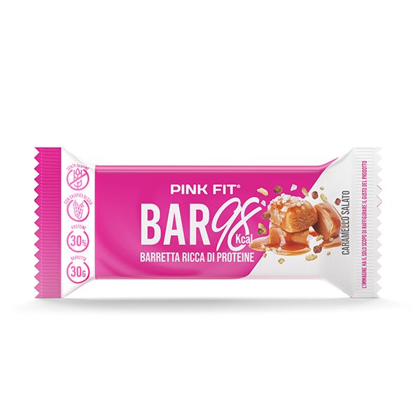 PINK FIT BAR 98 Kcal Caramello Salato - Barretta 30 gr.  