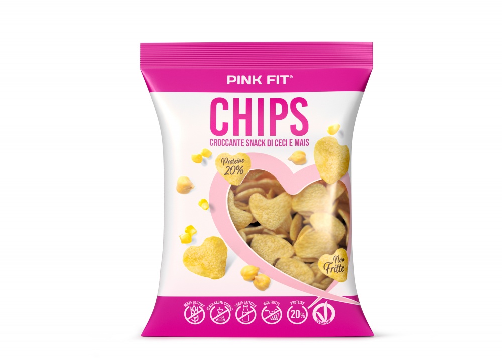 ProAction PINK FIT CHIPS Ceci e Mais - Bustina 25 gr.  