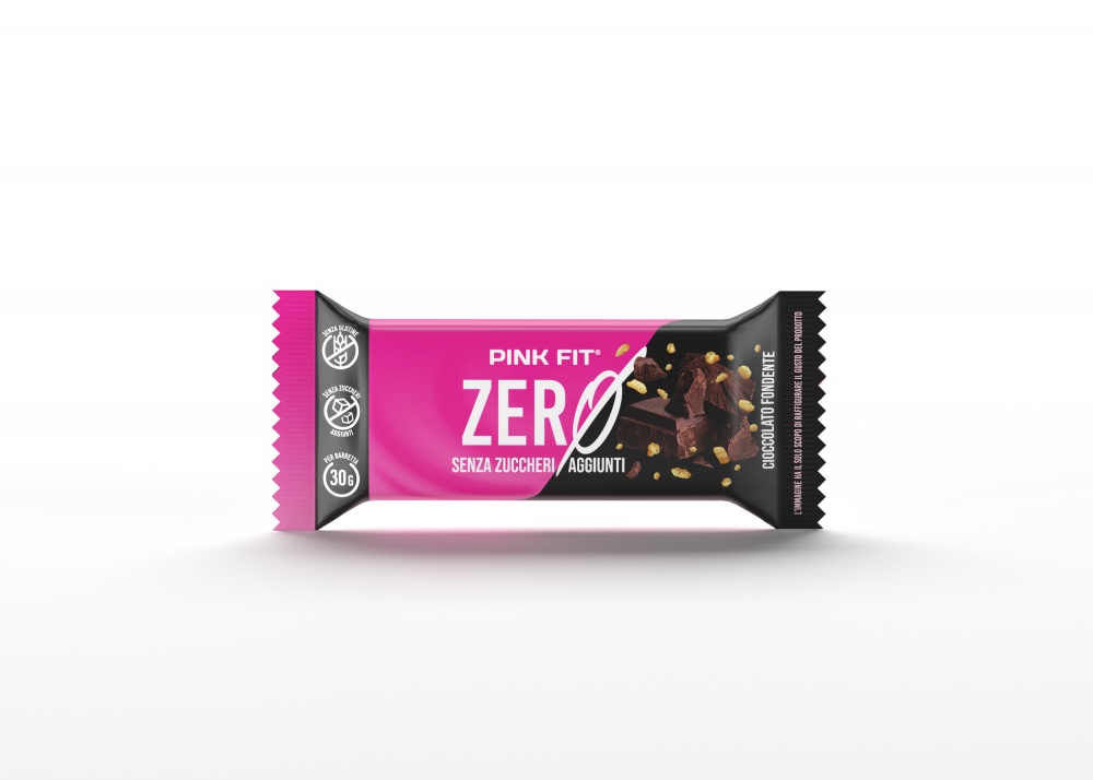 PINK FIT ZERO Cioccolato Fondente - Barretta 30 gr.  