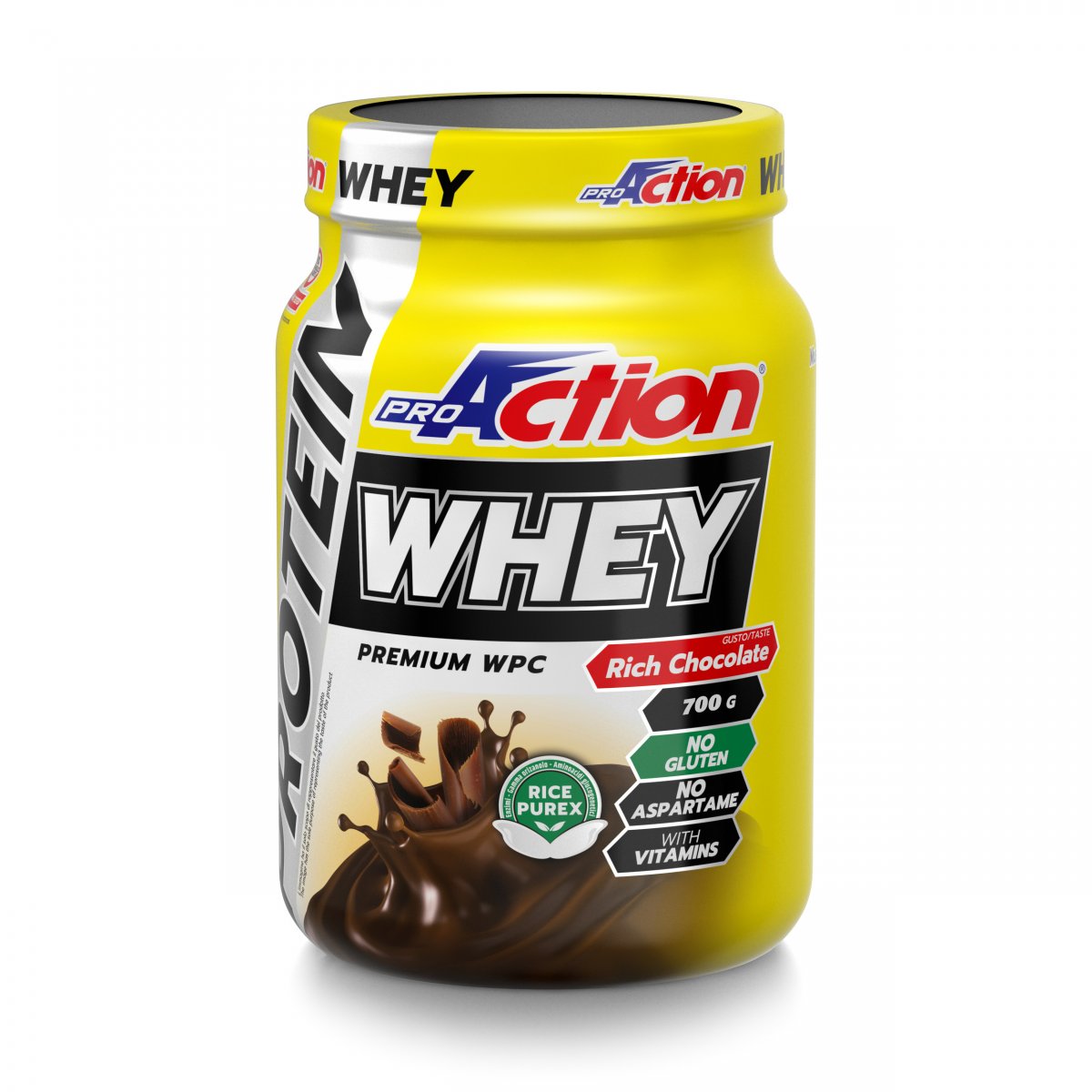 ProAction PROTEIN WHEY Rich Chocolate - Barattolo 700 gr.  