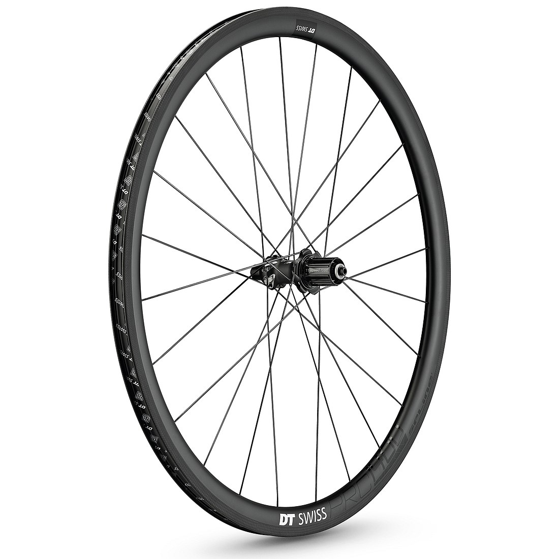 RP DT Swss PRC 1400 Spline 35 - carbonio, nero, 130/5mm QR Shimano