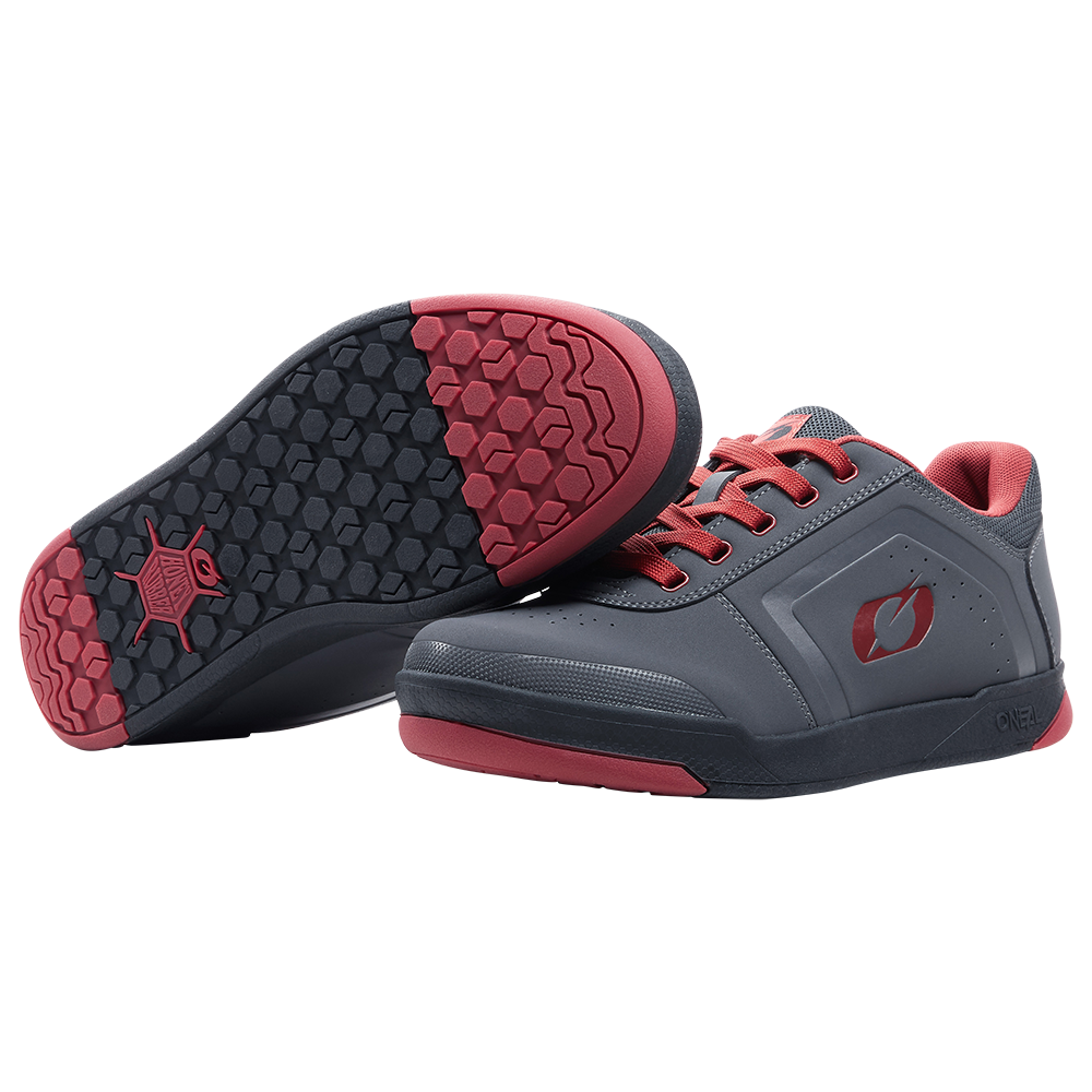 Scarpe O'Neal PINNED FLAT PEDAL GRIGIO / ROSSO