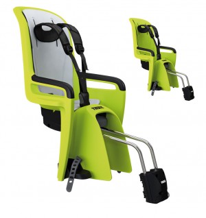 Seggiolino Thule Ride Along 4 - lime zen, fissaggio telaio