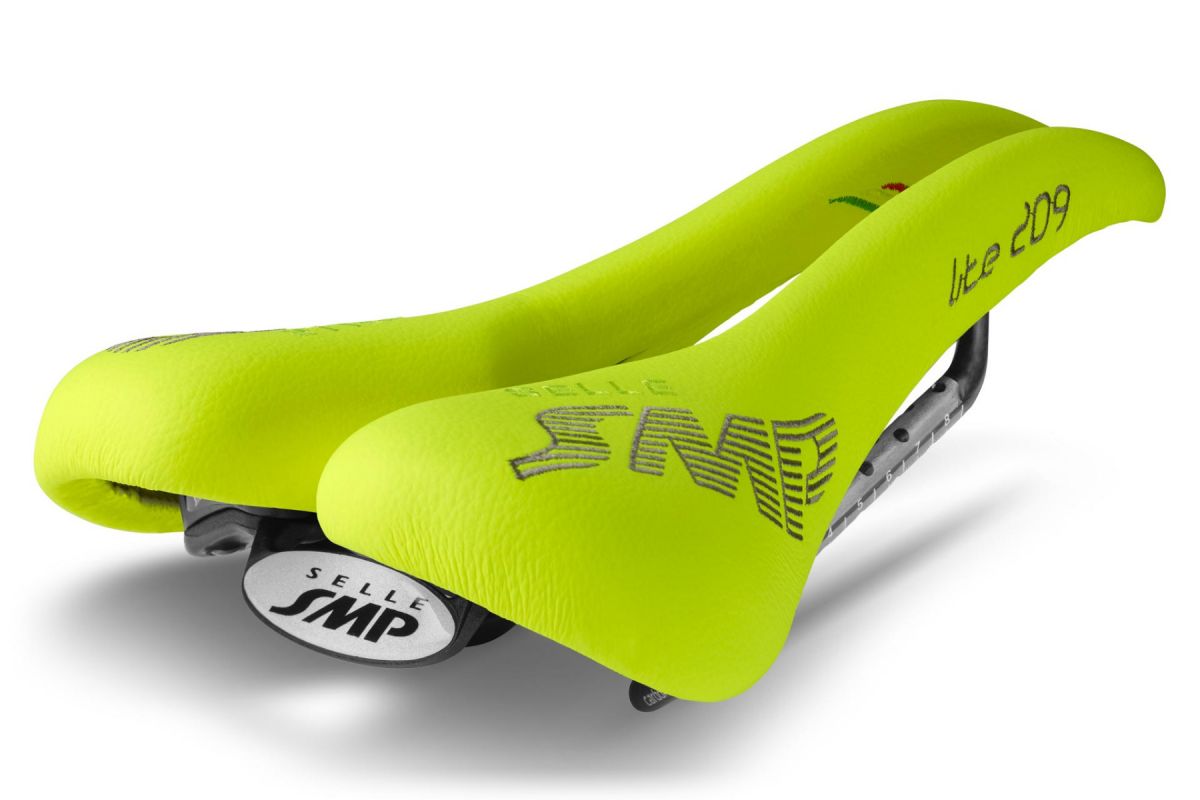 Sella SMP LITE 209 Carbon  GIALLO FLUO