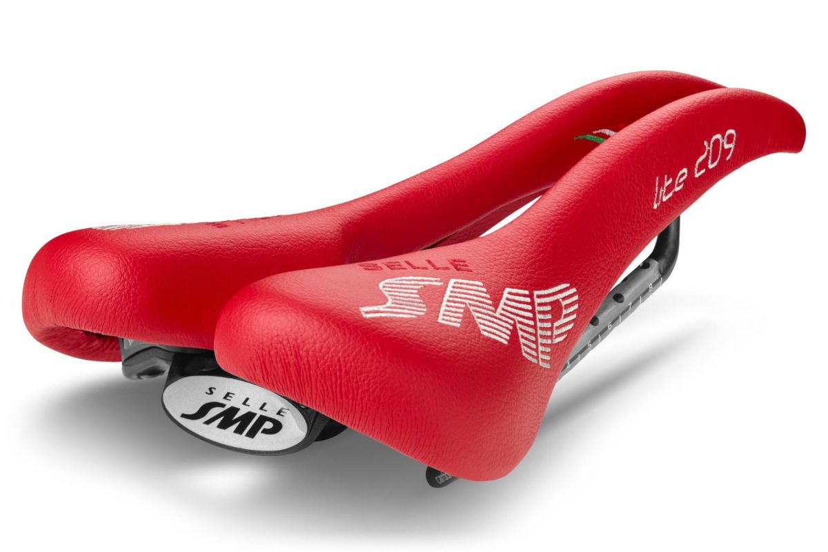 Sella SMP LITE 209 Carbon  ROSSO