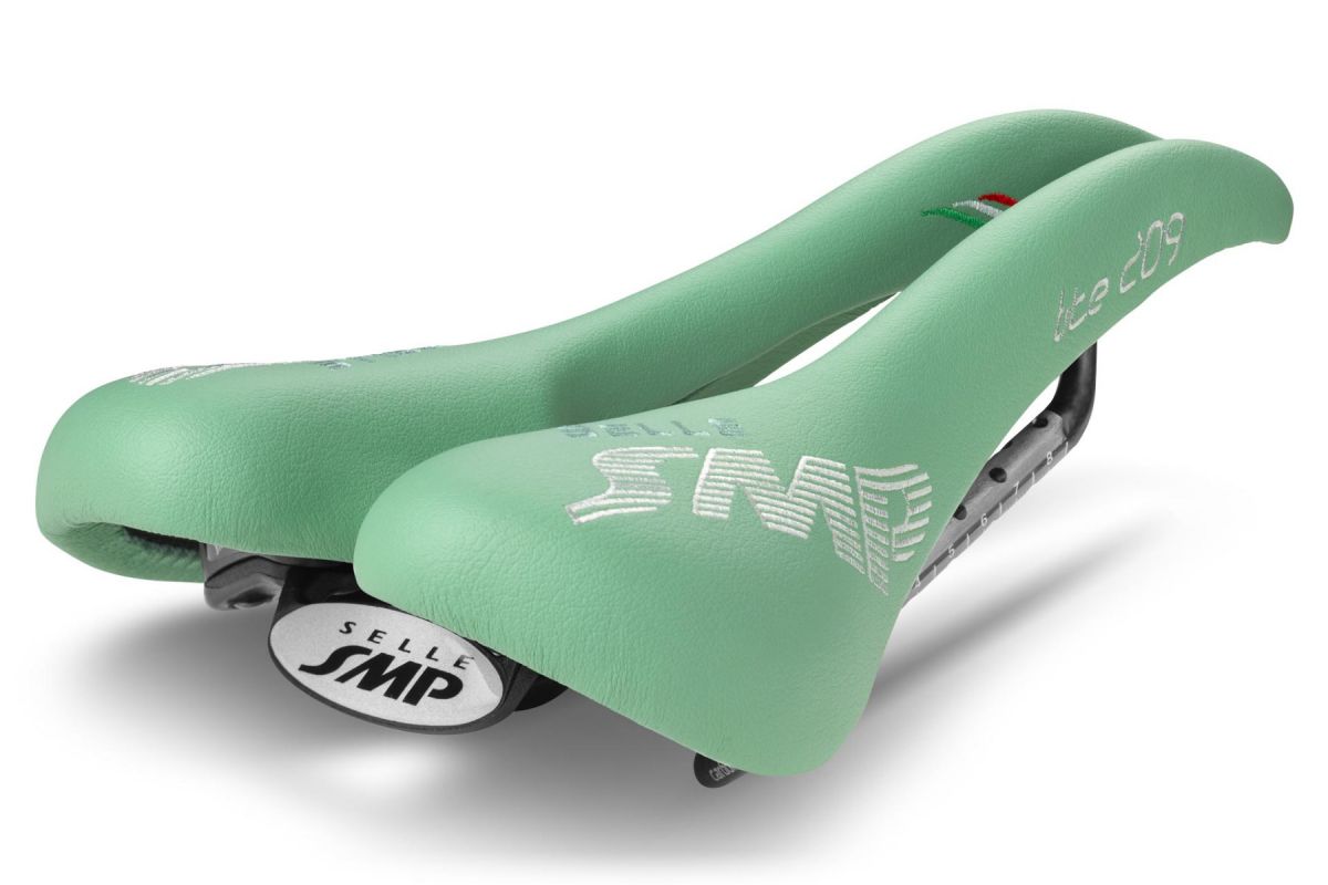 Sella SMP LITE 209 Carbon  VERDE BIANCHI