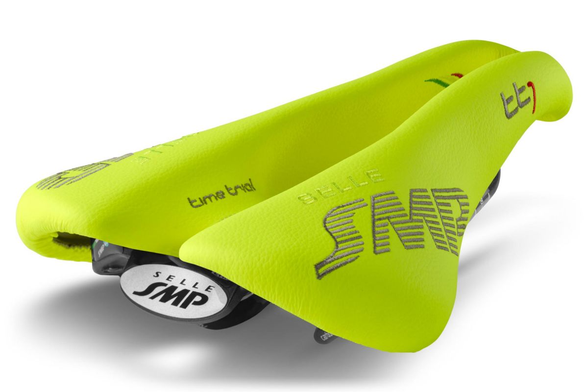 Sella SMP Time Trial TT1 Carbon  GIALLO FLUO