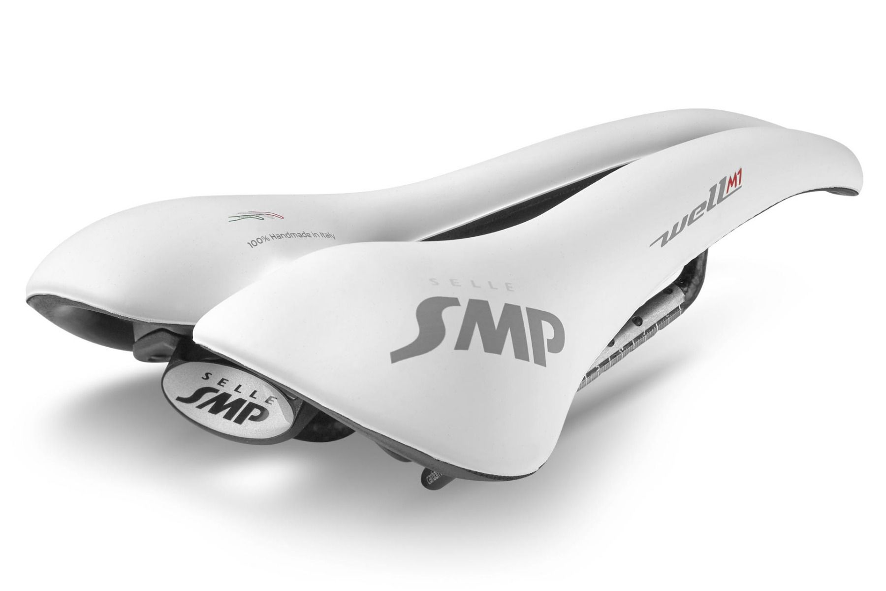 Sella SMP WELL M1 Carbon  BIANCO