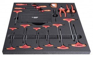 Set attrezzi Unior SOS attrezzi vari - rosso, 23 pezzi - SET1-2600AC-US