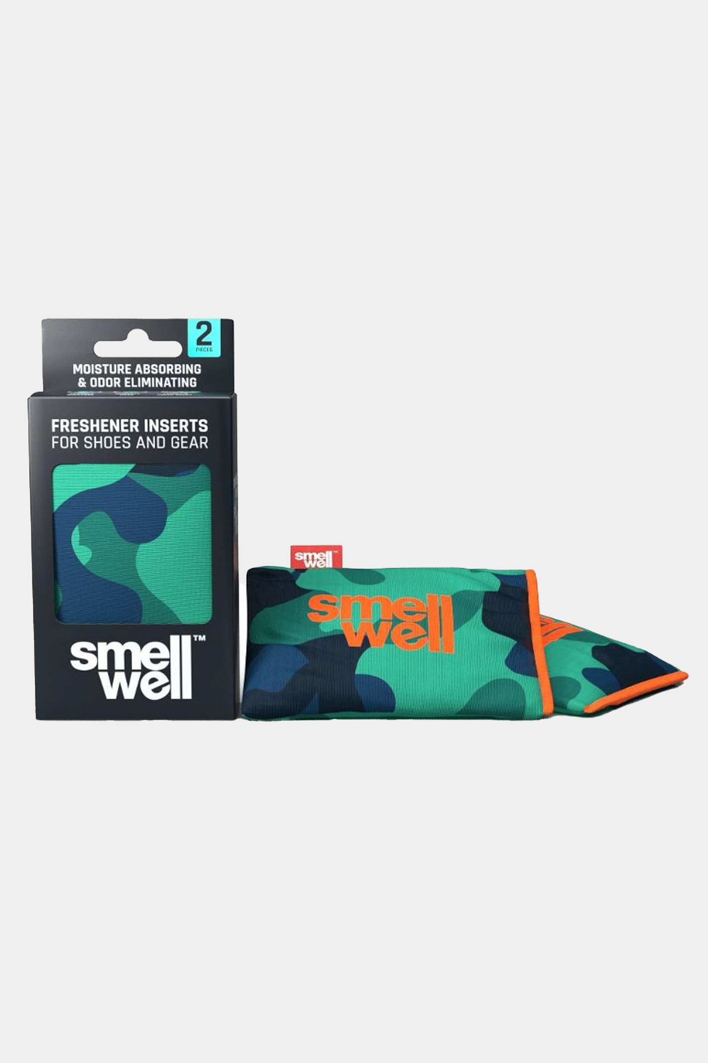 SMELL WELL 2x deodorante scarpe/tessuti  CAMO GREEN