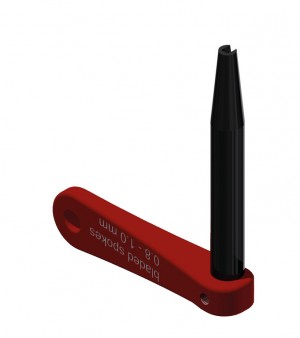 Supporto raggi DT Swiss bladed - rosso, 0,8-1,0 mm, TTSXXXXR23005S