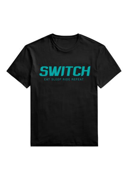 T-Shirt Switch Logo NERO