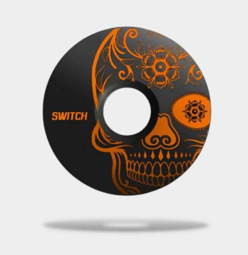 Top Cap Alloy Skull  ARANCIO