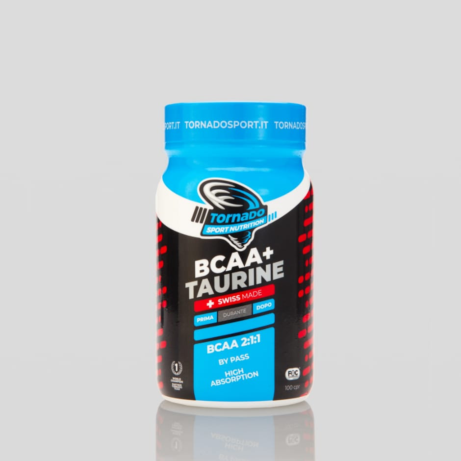 Tornado BCAA + TAURINE - Barattolo 100 compresse  