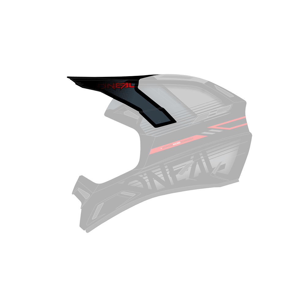 Visiera ricambio Casco MTB O'Neal BACKFLIP Eclipse UNICA BLACK/GRAY