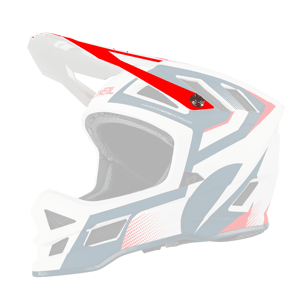 Visiera ricambio Casco MTB O'Neal BLADE HYPERLITE Oxyd UNICA BLUE/RED