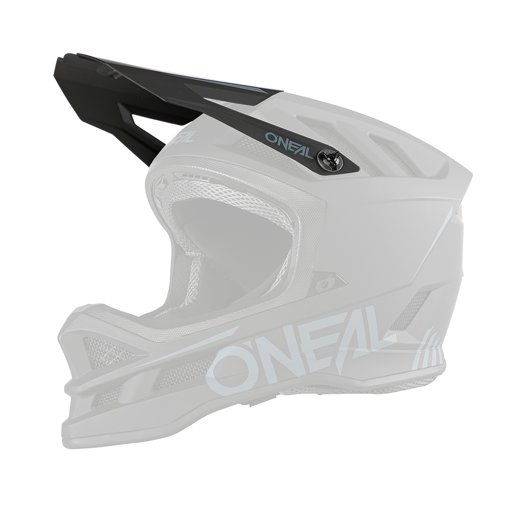 Visiera ricambio Casco MTB O'Neal BLADE POLYACRYLITE Solid UNICA BLACK