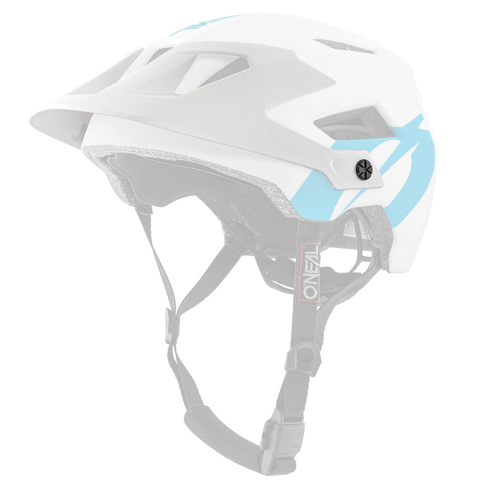 Visiera ricambio Casco MTB O'Neal DEFENDER UNICA WHITE