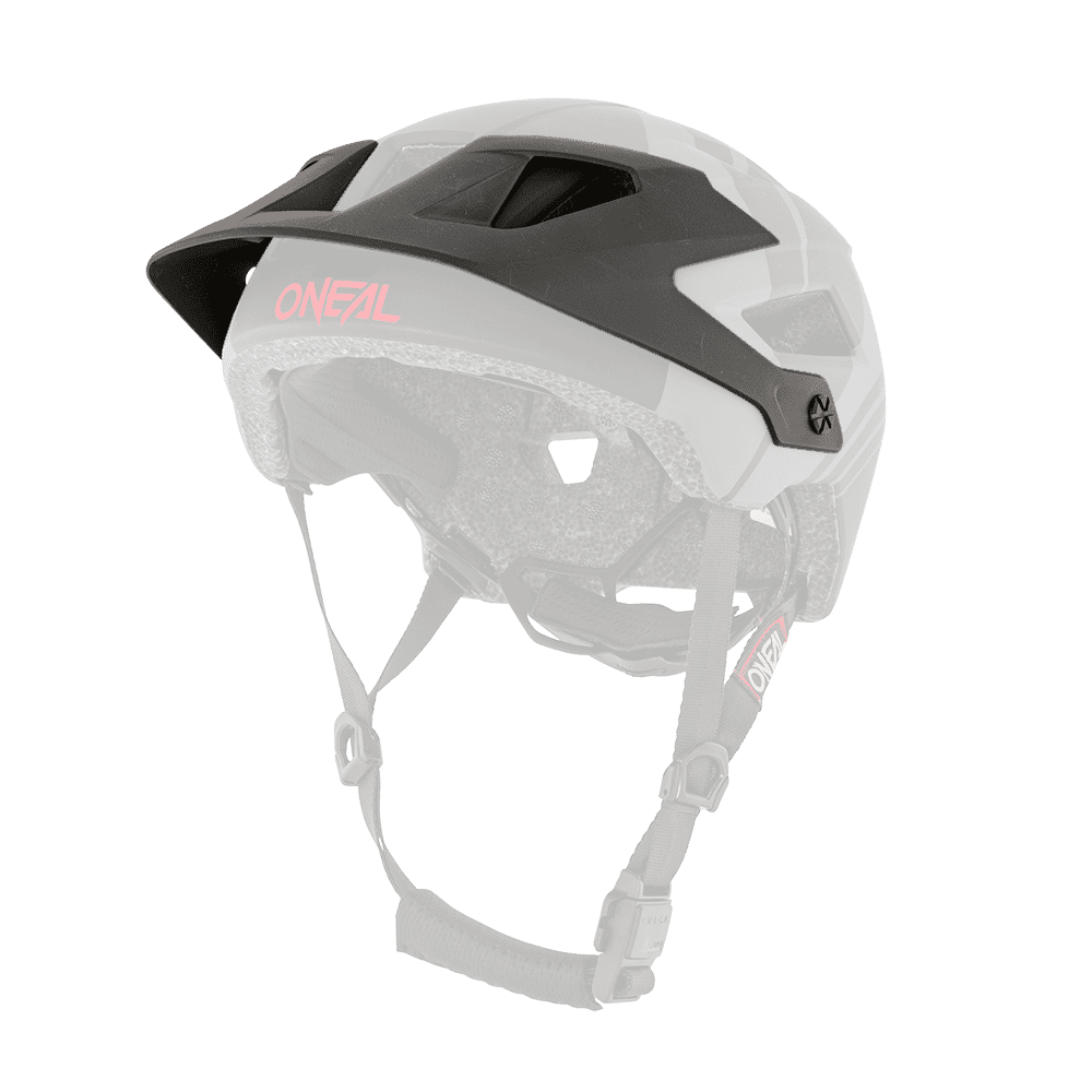 Visiera ricambio Casco MTB O'Neal DEFENDER Nova UNICA BLACK/GRAY