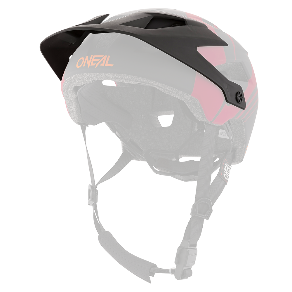 Visiera ricambio Casco MTB O'Neal DEFENDER Nova UNICA RED/ORANGE