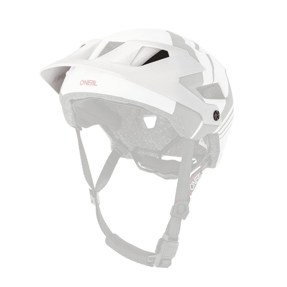 Visiera ricambio Casco MTB O'Neal DEFENDER Nova UNICA WHITE/BLACK