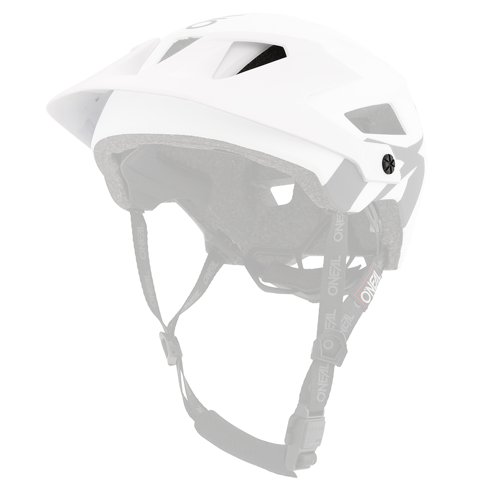 Visiera ricambio Casco MTB O'Neal DEFENDER Solid UNICA WHITE/GRAY