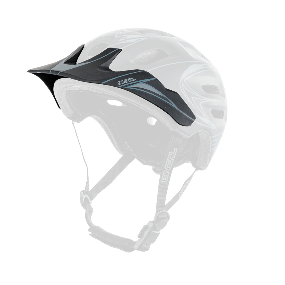 Visiera ricambio Casco MTB O'Neal DEFENDER Tribal UNICA BLACK/GRAY