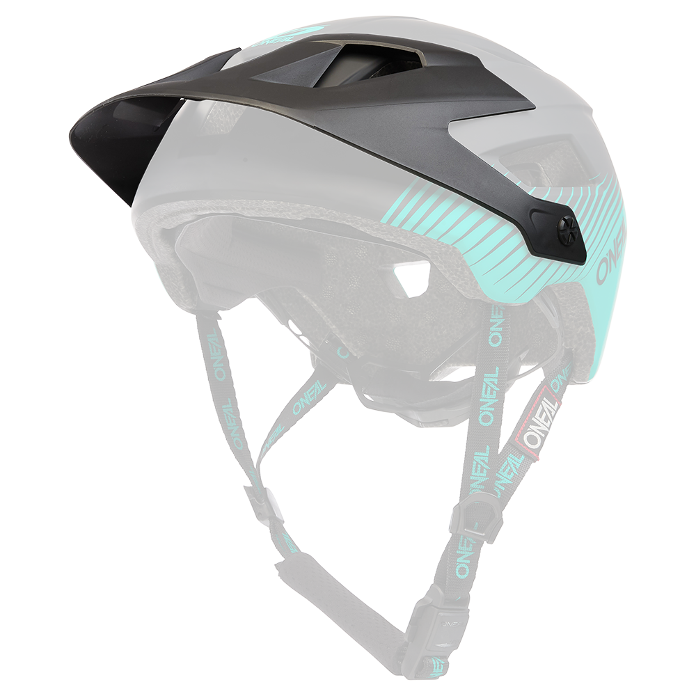 Visiera ricambio Casco MTB O'Neal DEFENDER V.22 Grill UNICA BLACK/GREEN