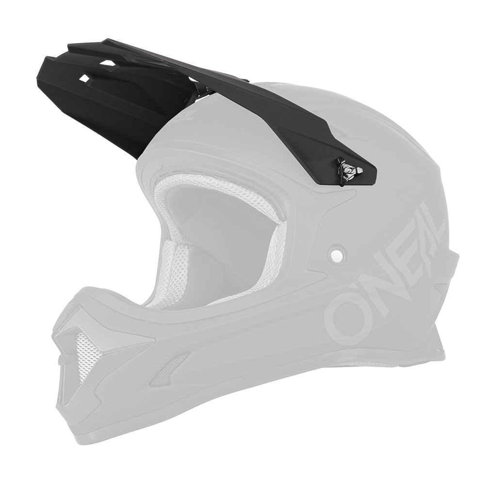 Visiera ricambio Casco MTB O'Neal SONUS Solid UNICA BLACK